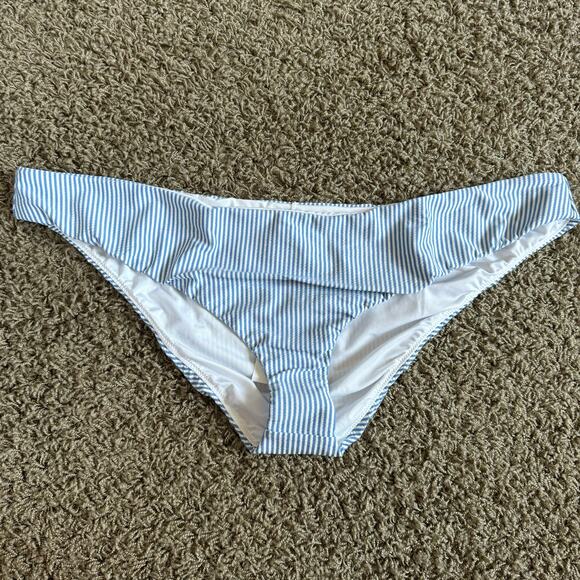 J. Crew NWT Seersucker Hipster Plus Bikini Bottom Size 3X - Picture 3 of 8